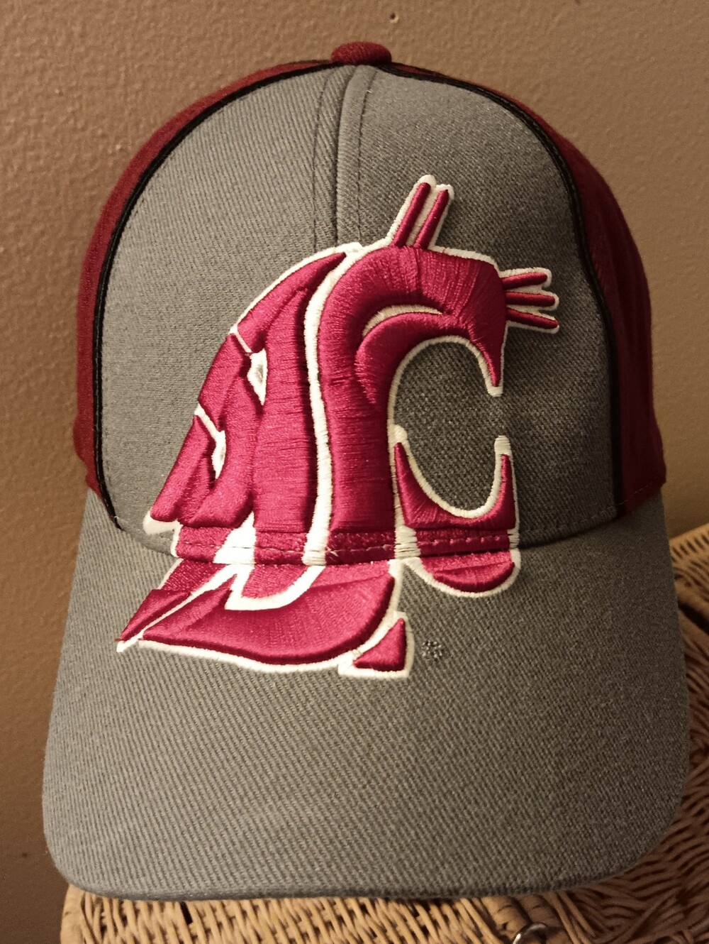 vintage Washington State Cougars Cap American Needle oversized 3D logo football